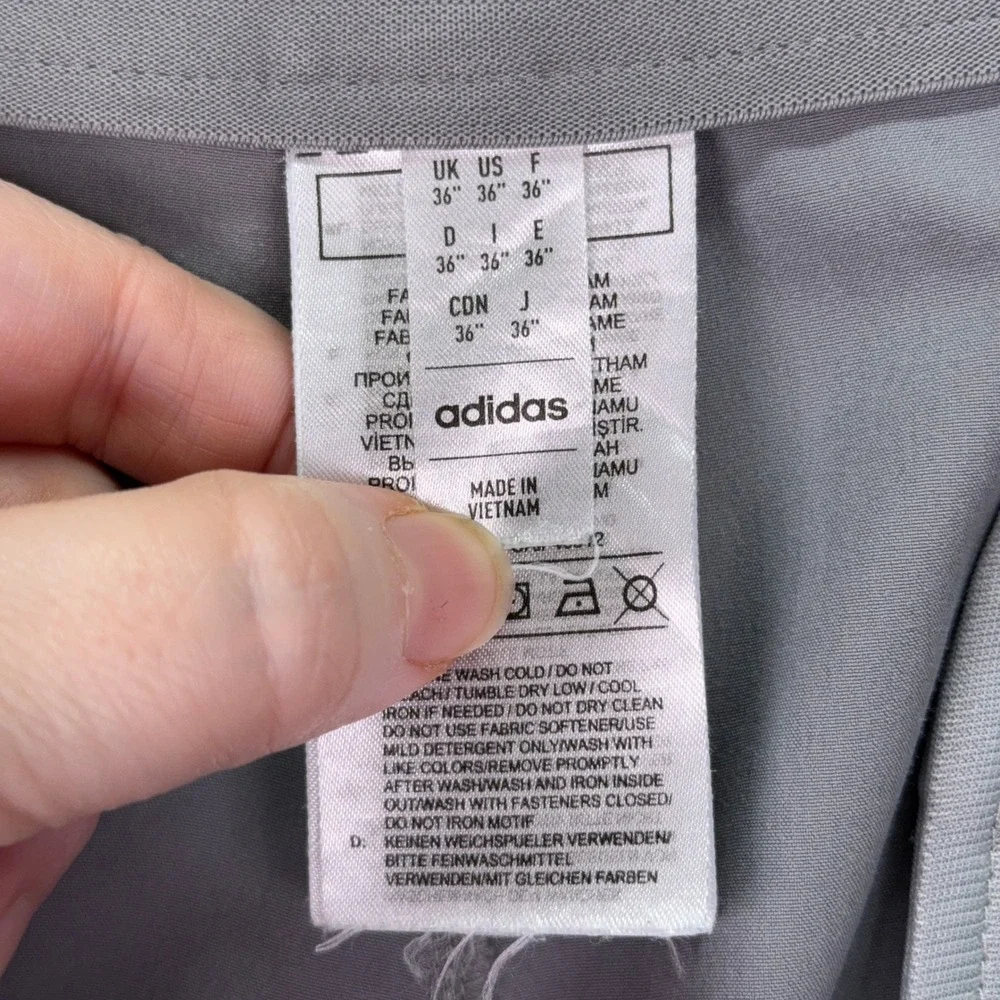 Adidas Golf Shorts Mens 36 Grey Performance Stretch Flat Front Everyday Comfort